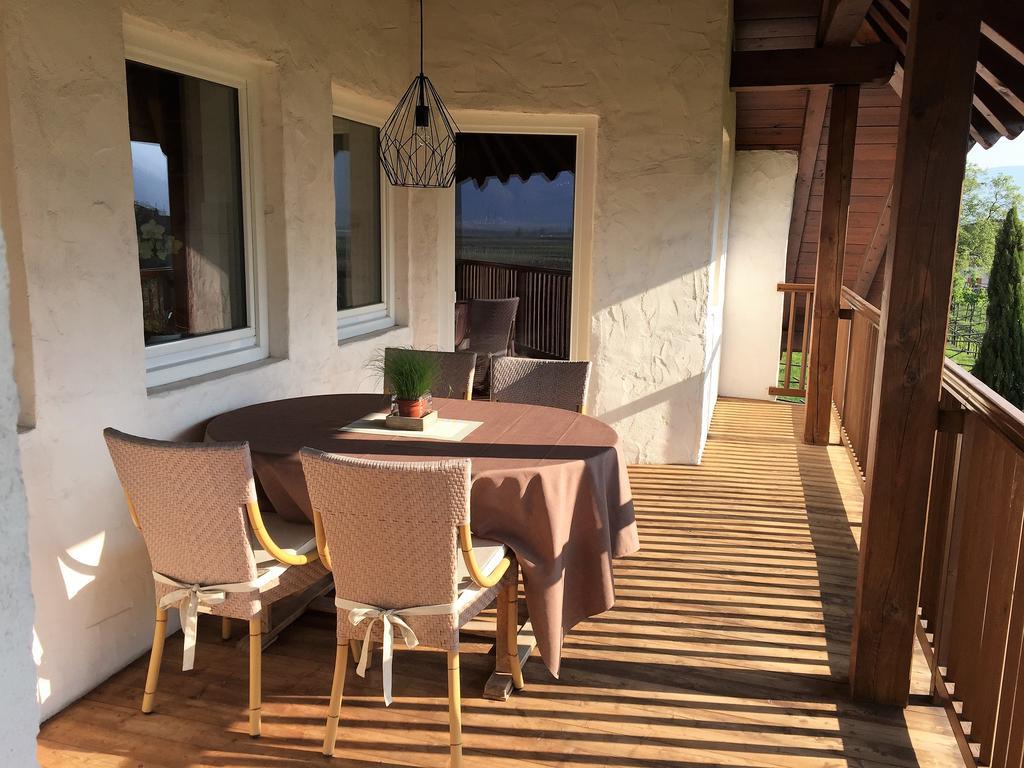 Ferienwohnung Eichnerhof Margreid an der Weinstraße Exterior foto